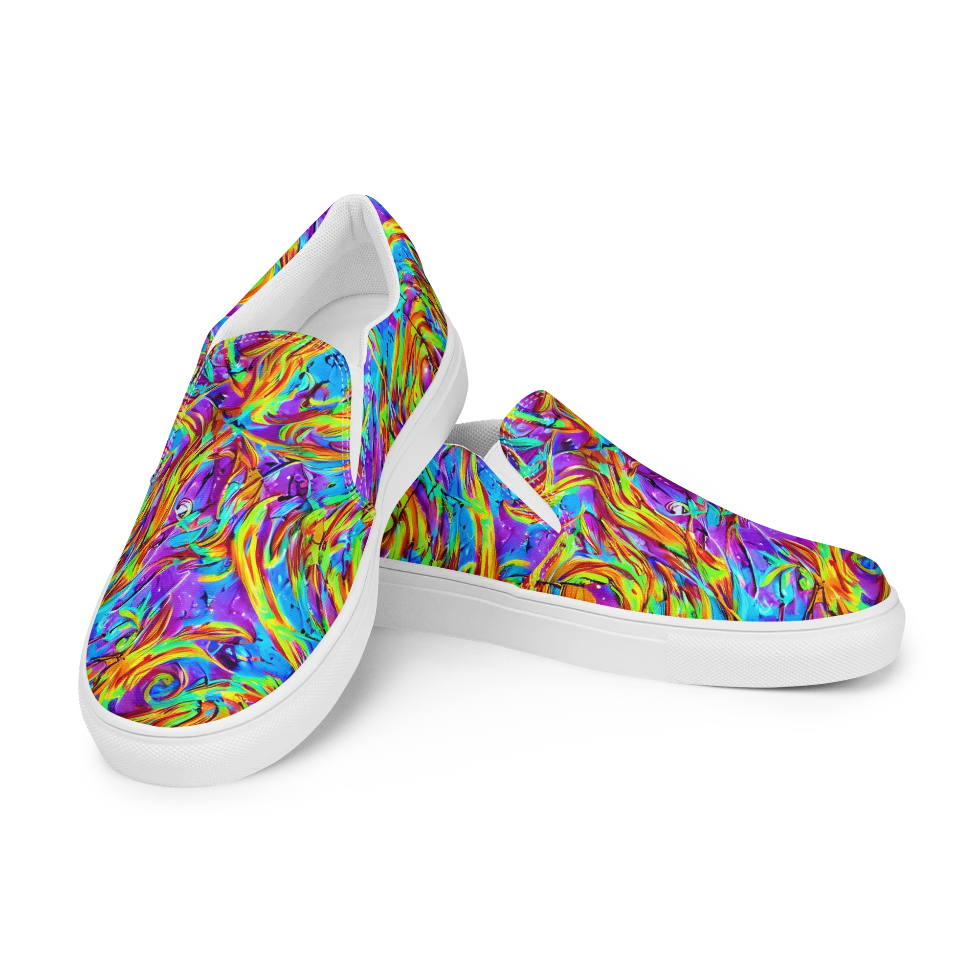 Prismquake on Men's Slip-On Canvas Shoes — Left Front