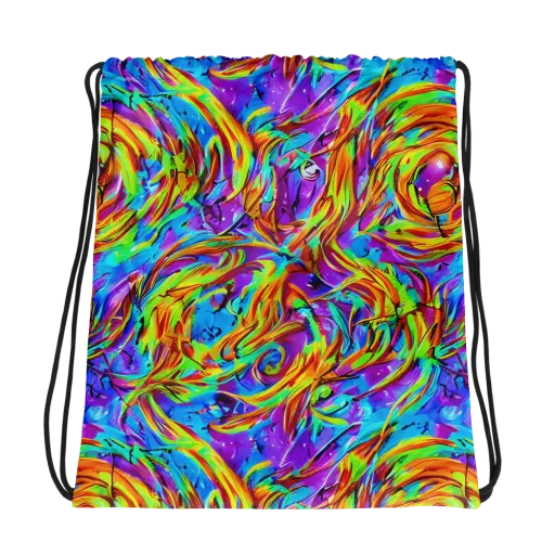 Prismquake on a Drawstring Bag