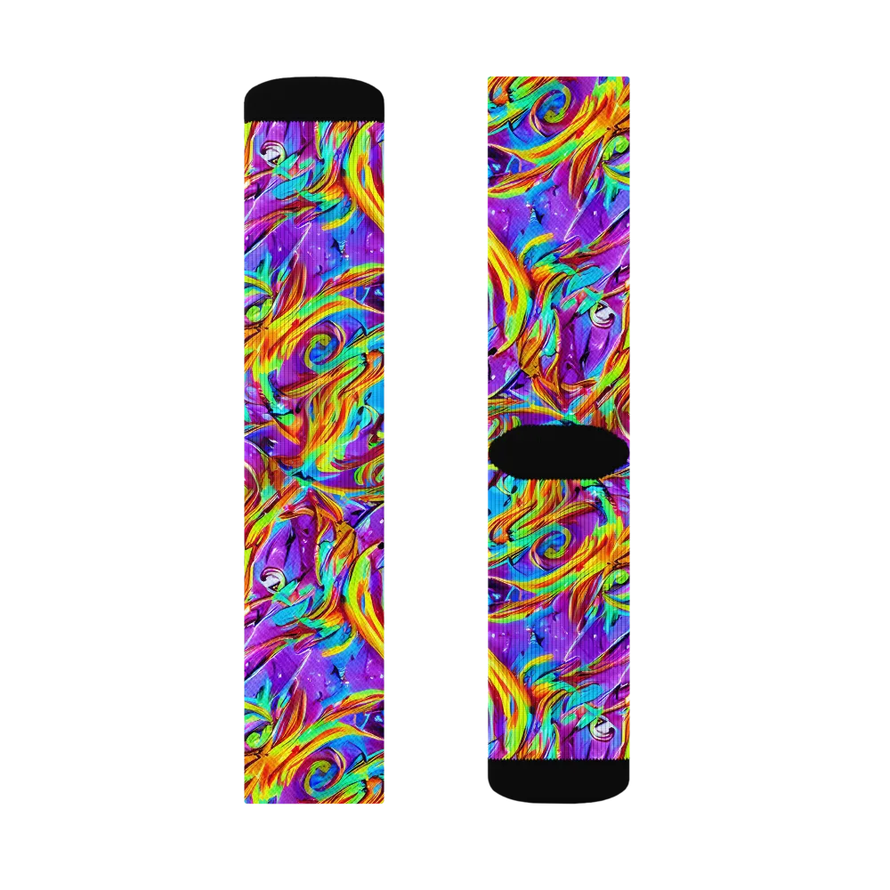 Prismquake on Socks — Left Sock