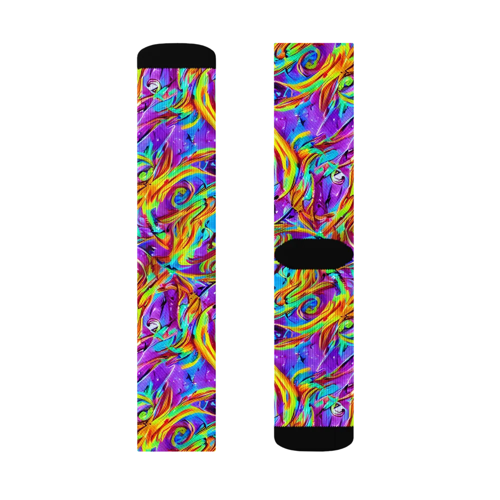 Prismquake on Socks — Right Sock
