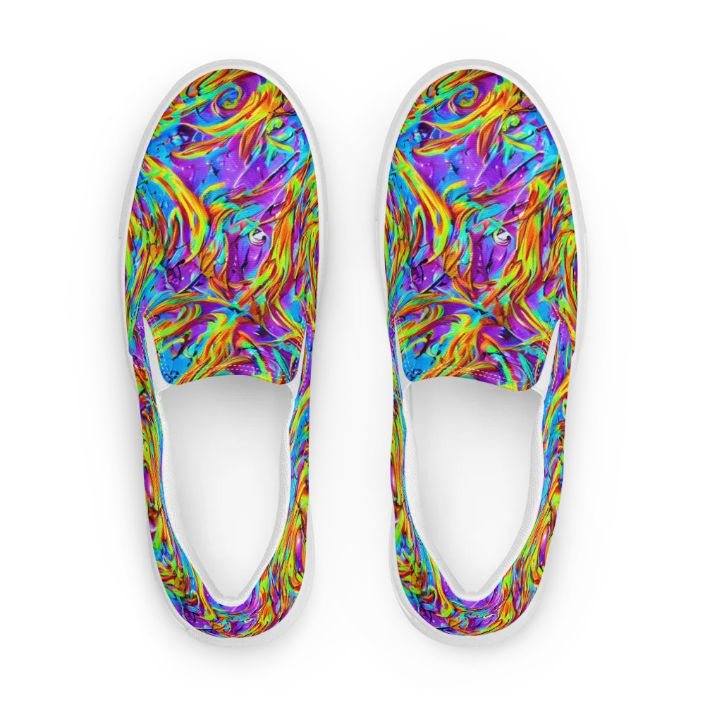 Prismquake on Women's Slip-On Canvas Shoes — Front