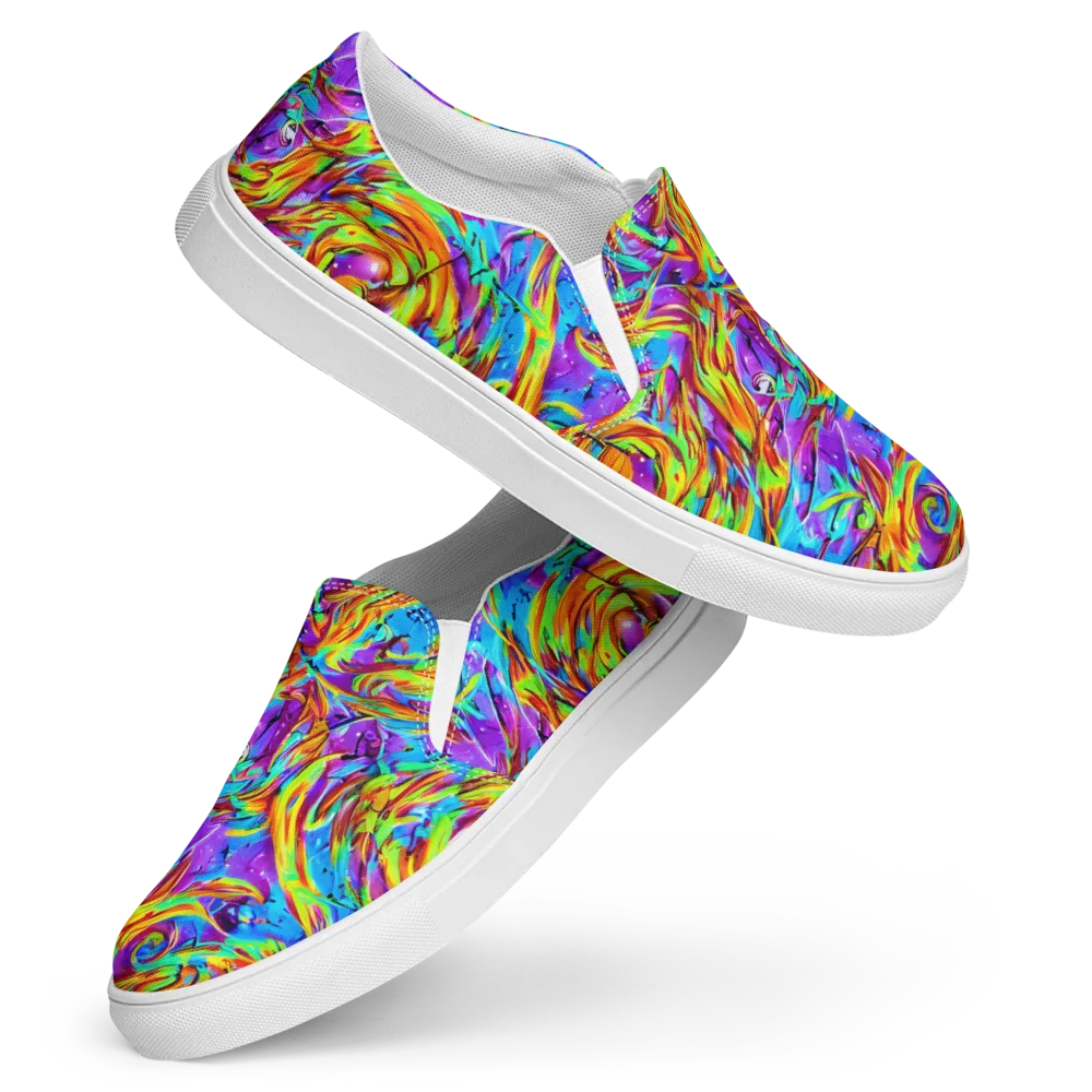 Prismquake on Women's Slip-On Canvas Shoes — Front