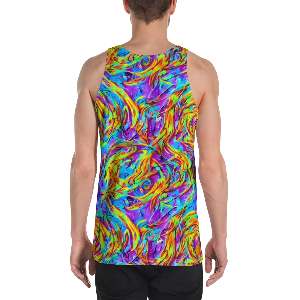 Prismquake on Men's Tank Top — Back