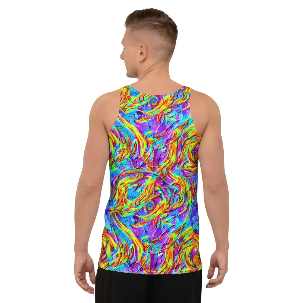 Prismquake on Men's Tank Top — Back