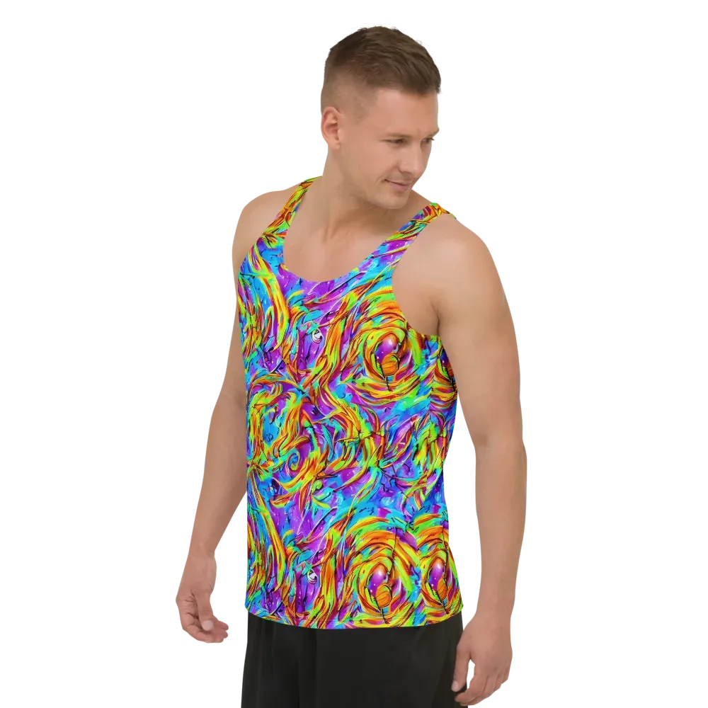 Prismquake on Men's Tank Top — Left Front