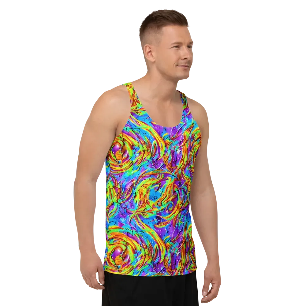 Prismquake on Men's Tank Top — Right Front