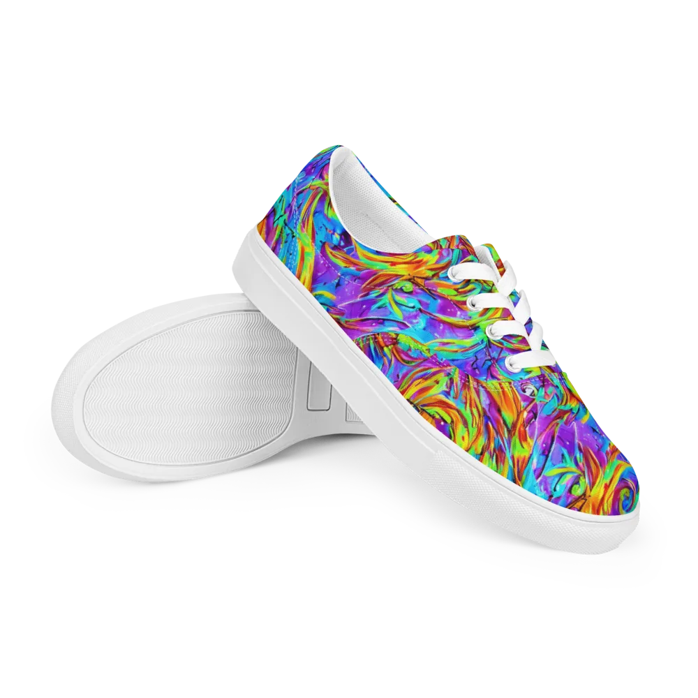 Prismquake on Men's Lace-Up Canvas Shoes — Right Front