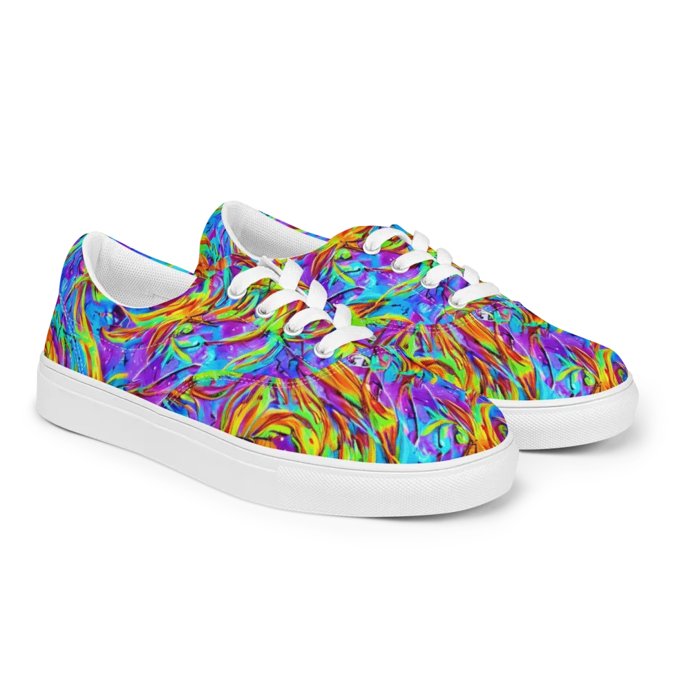 Prismquake on Men's Lace-Up Canvas Shoes — Right Front