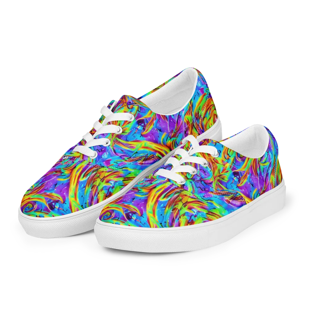Prismquake on Men's Lace-Up Canvas Shoes — Left Front