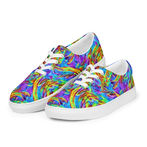 Prismquake on a Men's Lace-Up Canvas Shoes