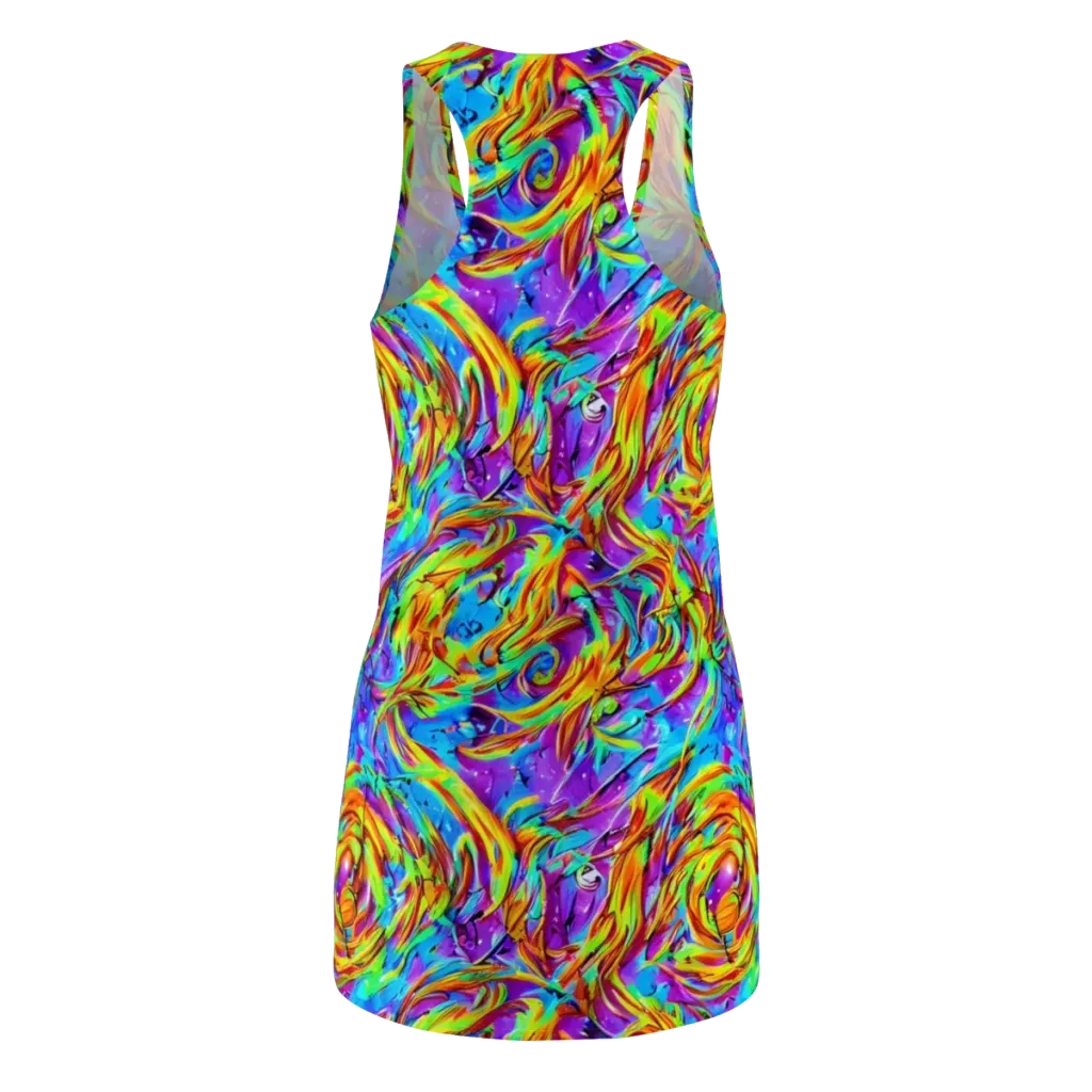 Prismquake on Racerback Dress — Back