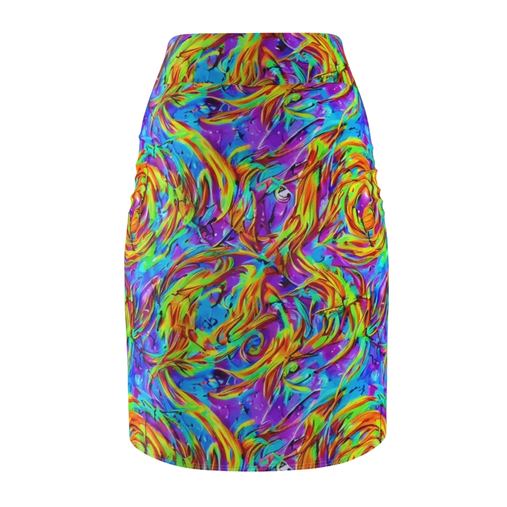 Prismquake on Pencil Skirt — Back