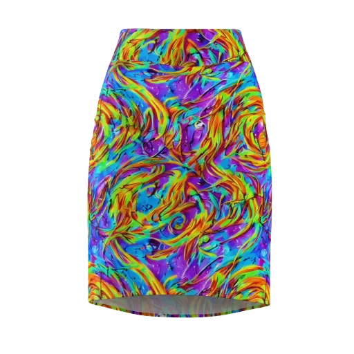Prismquake on a Pencil Skirt
