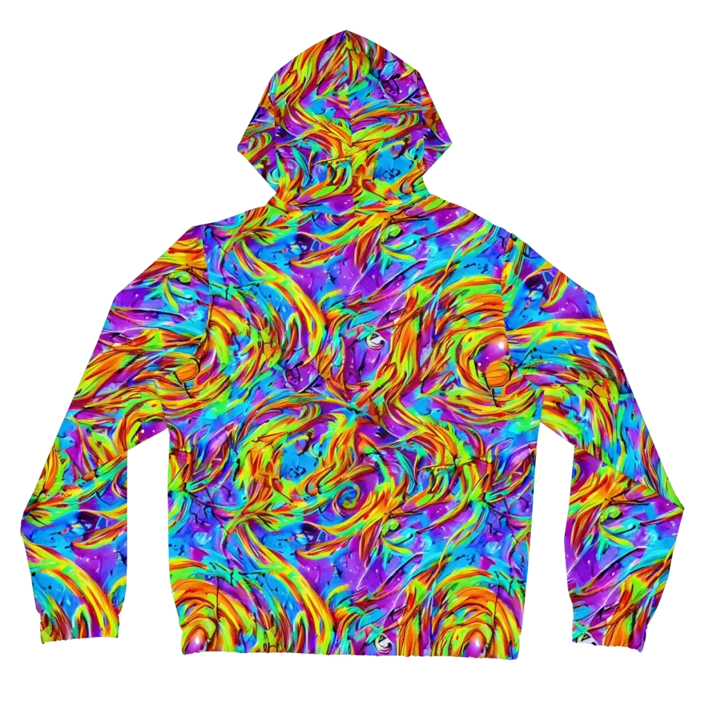 Prismquake on Women's Full-Zip Hoodie — Back