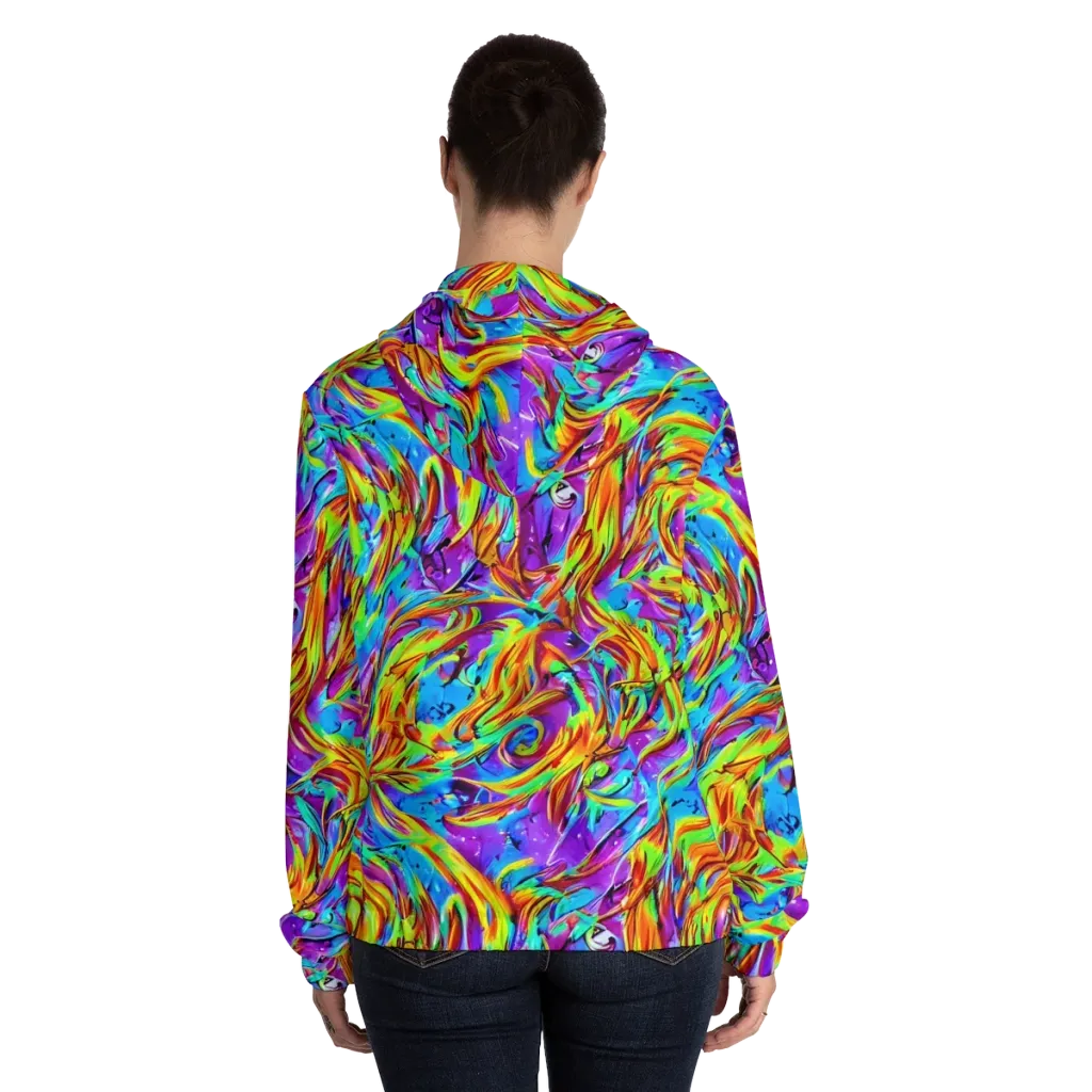 Prismquake on Women's Full-Zip Hoodie — Back On Person