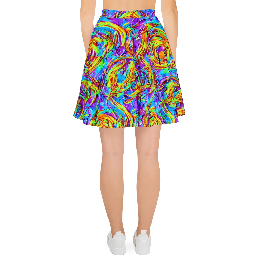 Prismquake on Skater Skirt — Back