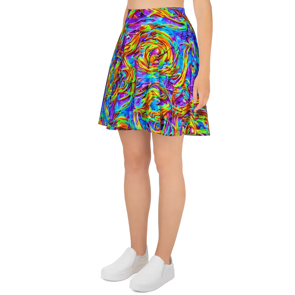 Prismquake on Skater Skirt — Left