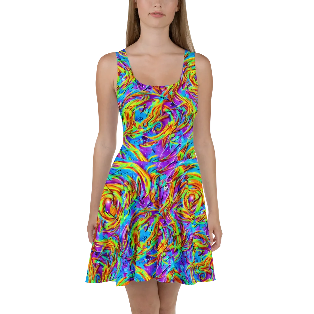 Prismquake on Skater Dress — Front