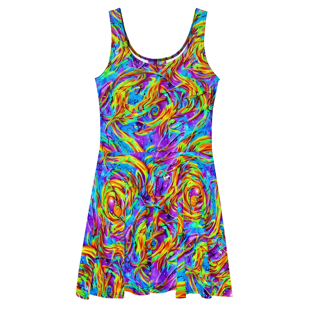 Prismquake on Skater Dress — Front