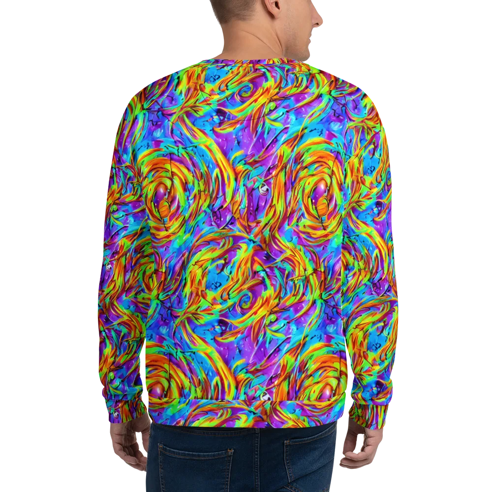 Prismquake on Sweatshirt — Back