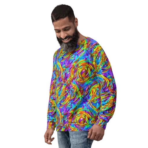 Prismquake on a Sweatshirt
