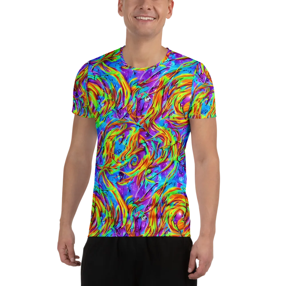 Prismquake on Men's Athletic T-Shirt — Front