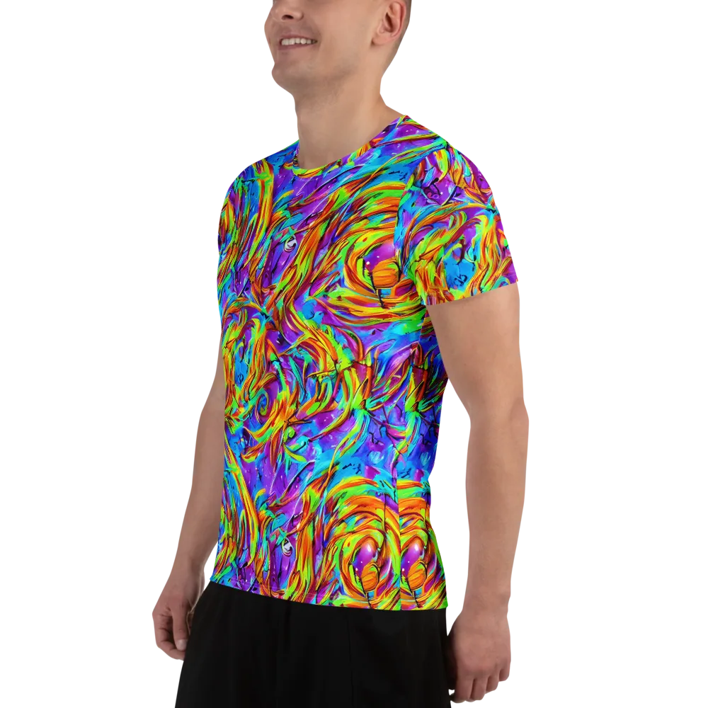 Prismquake on Men's Athletic T-Shirt — Left