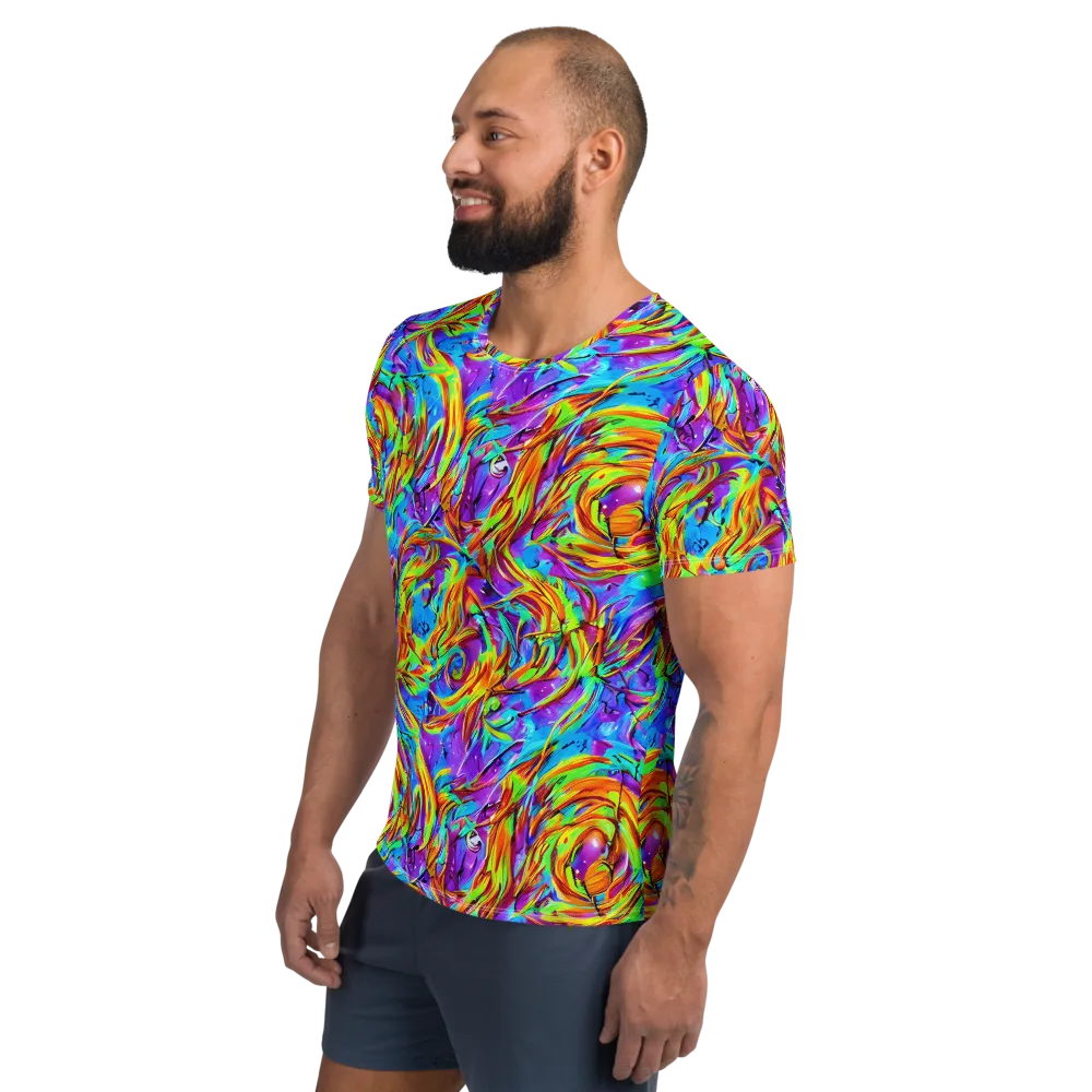 Prismquake on Men's Athletic T-Shirt — Left
