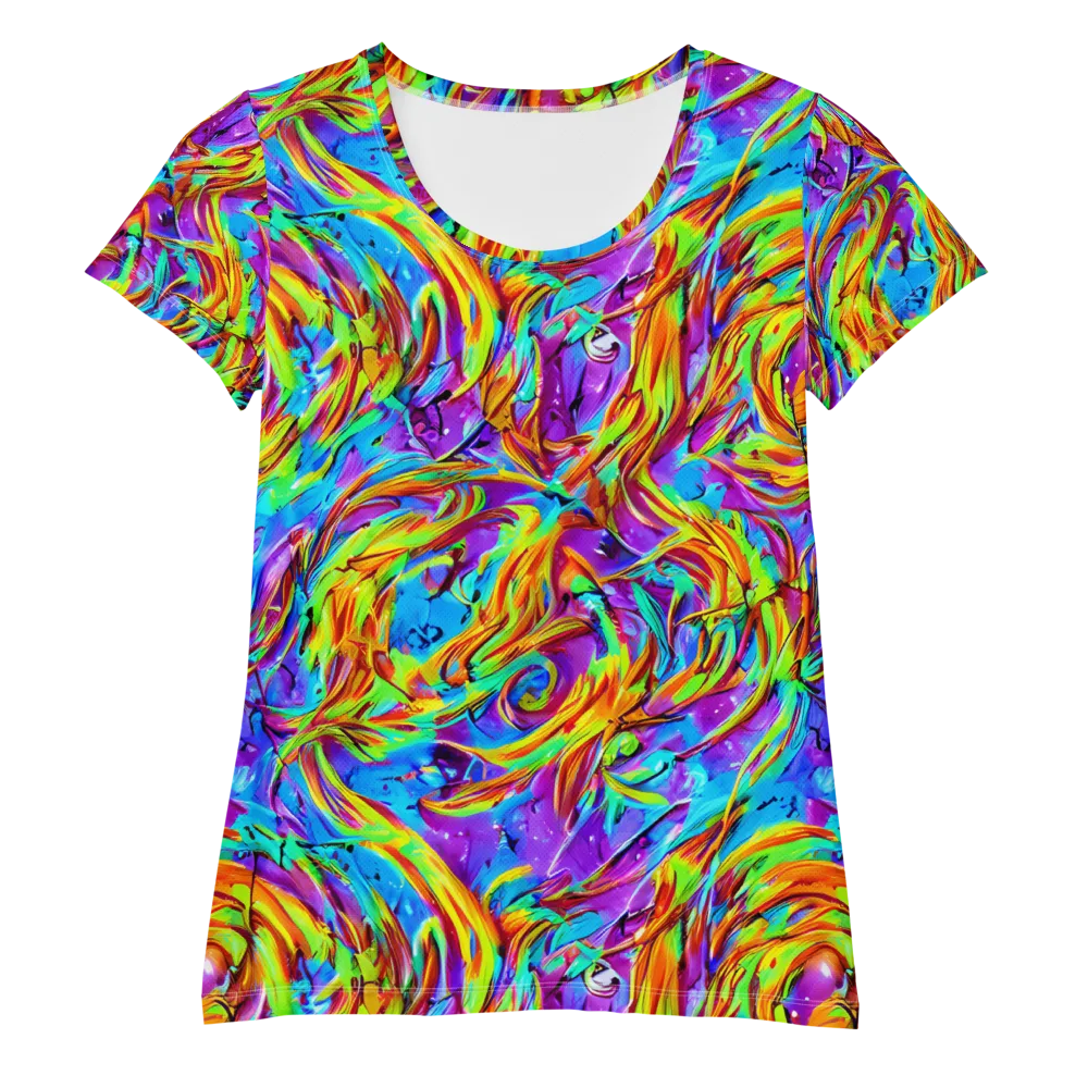 Prismquake on Women's Athletic T-Shirt — Front