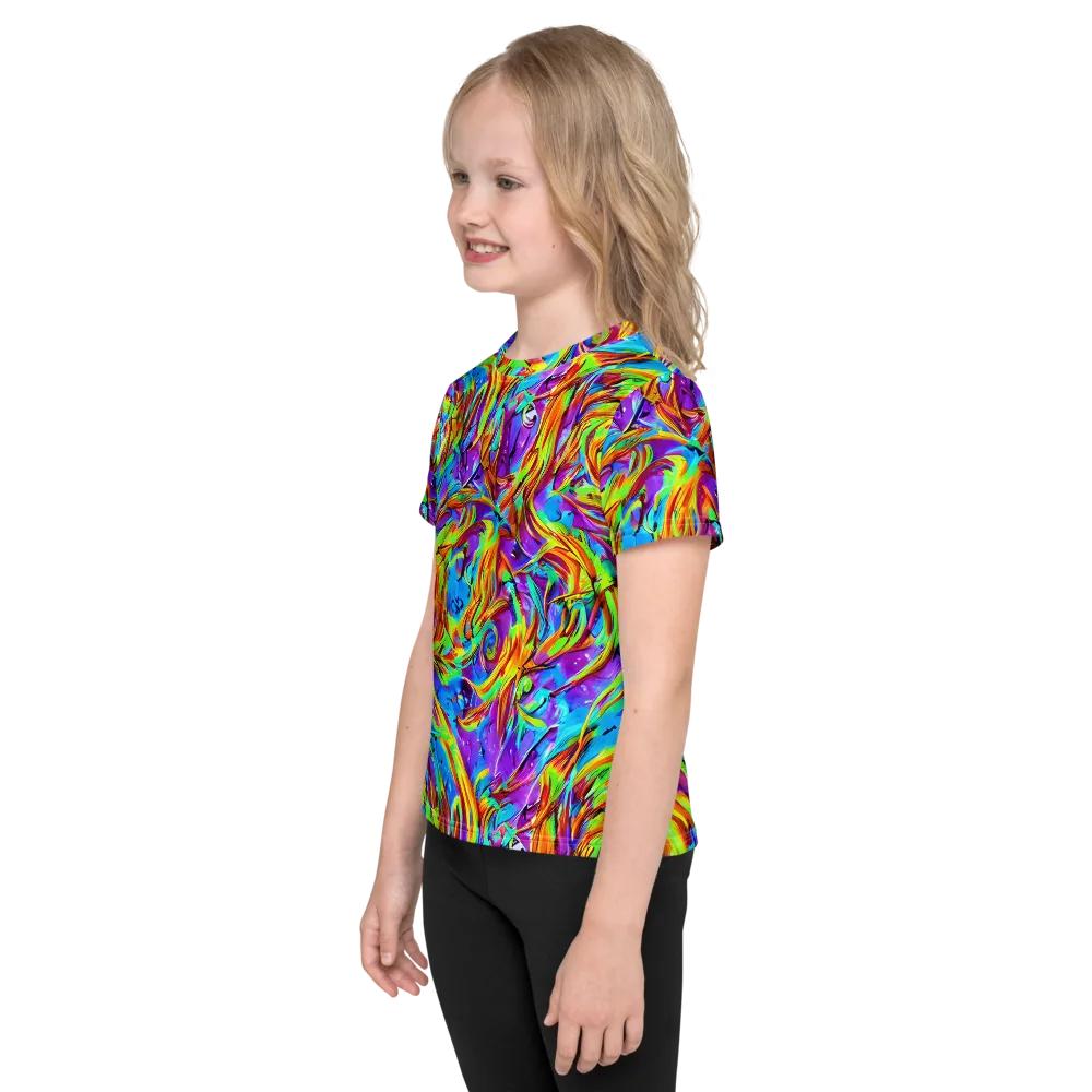 Prismquake on Kids Crew Neck T-Shirt — Left