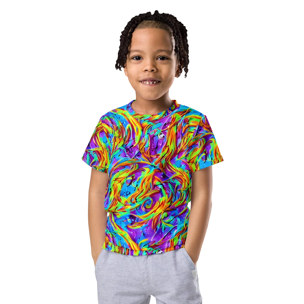 Prismquake on Kids Crew Neck T-Shirt — Front