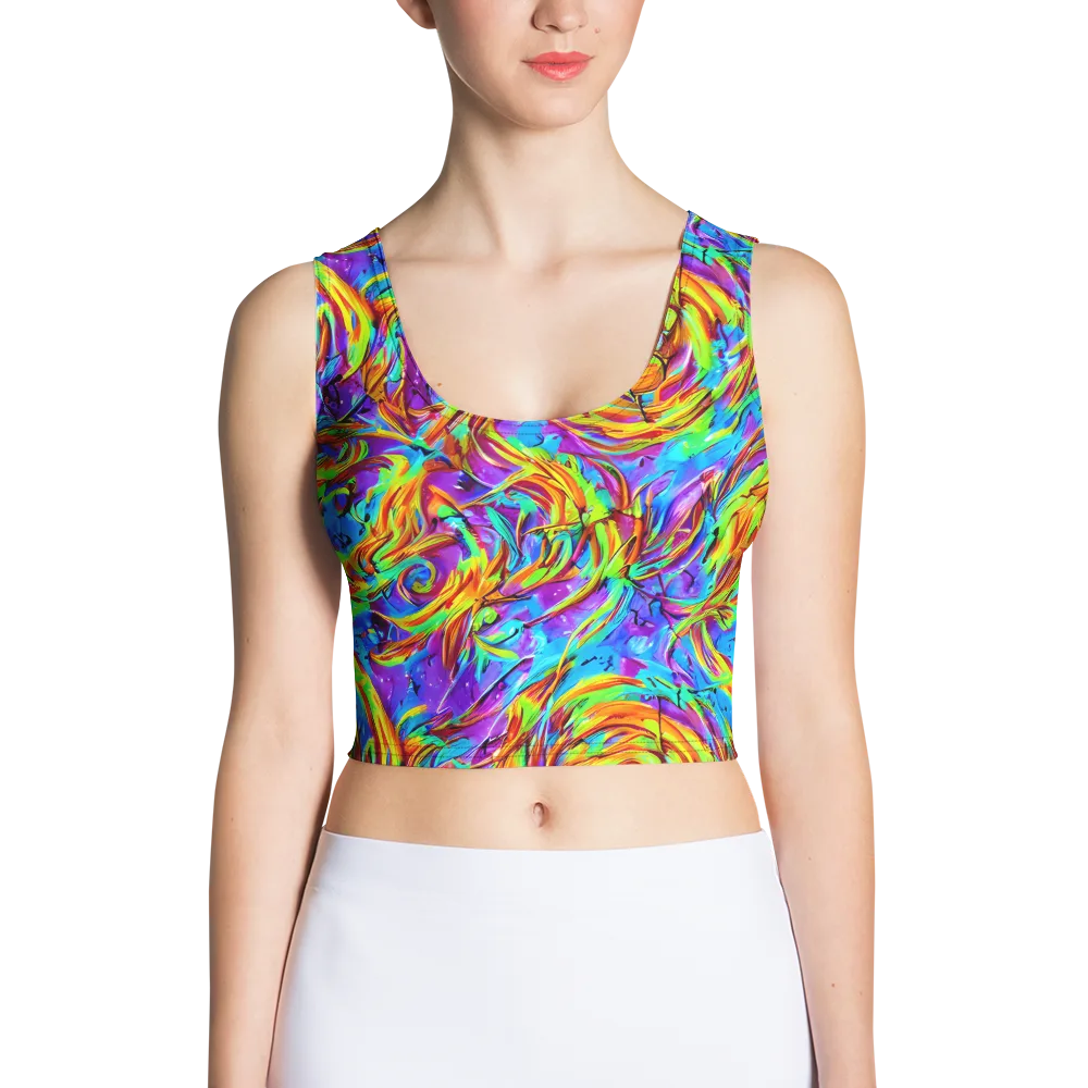 Prismquake on Crop Top — Front
