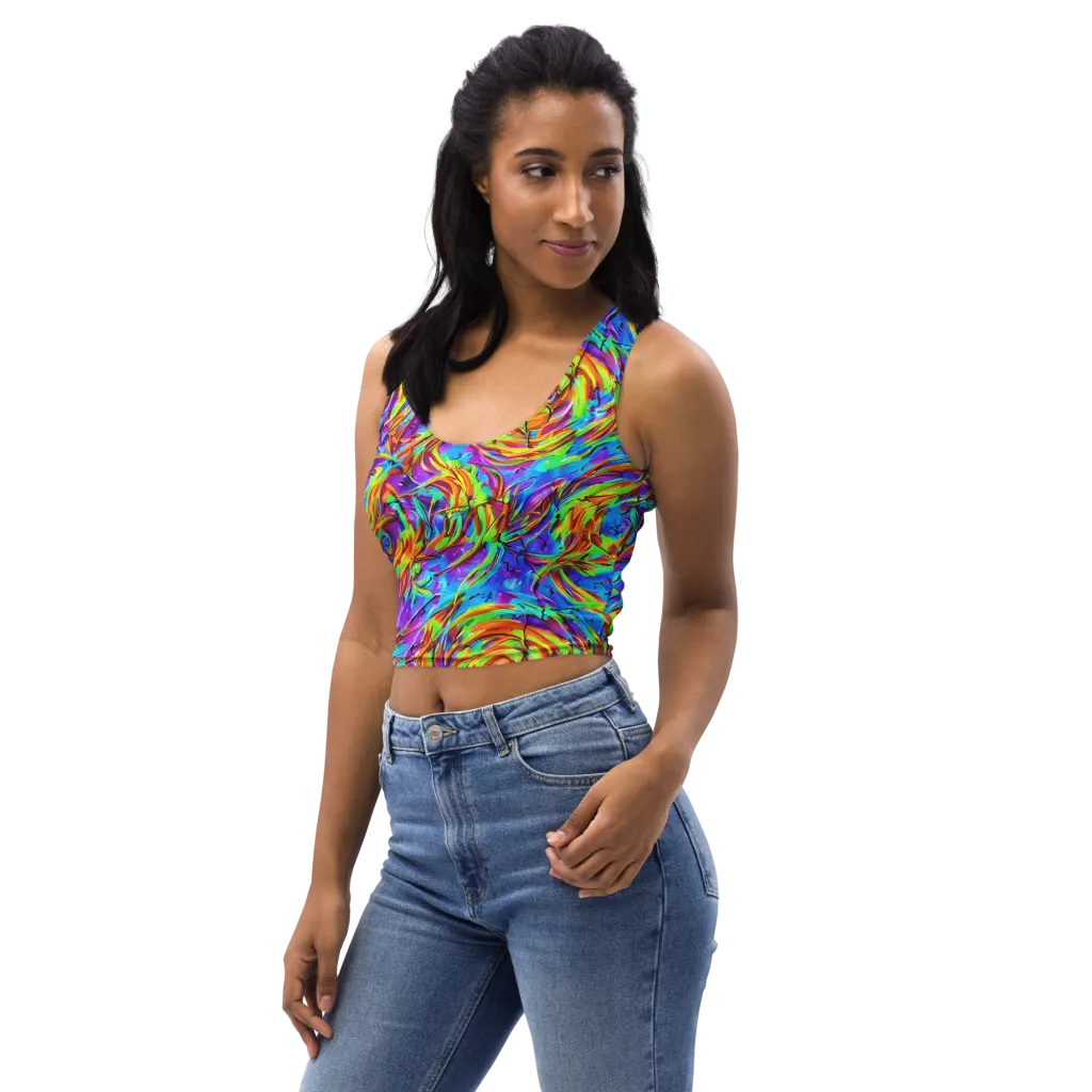 Prismquake on Crop Top — Left Front