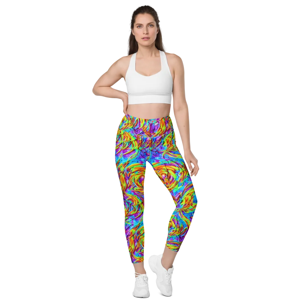 Prismquake on Leggings with Pockets — Front