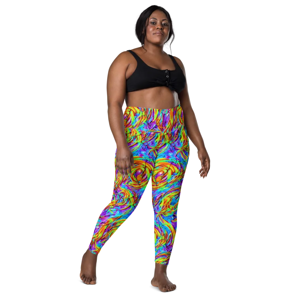 Prismquake on Leggings with Pockets — Front