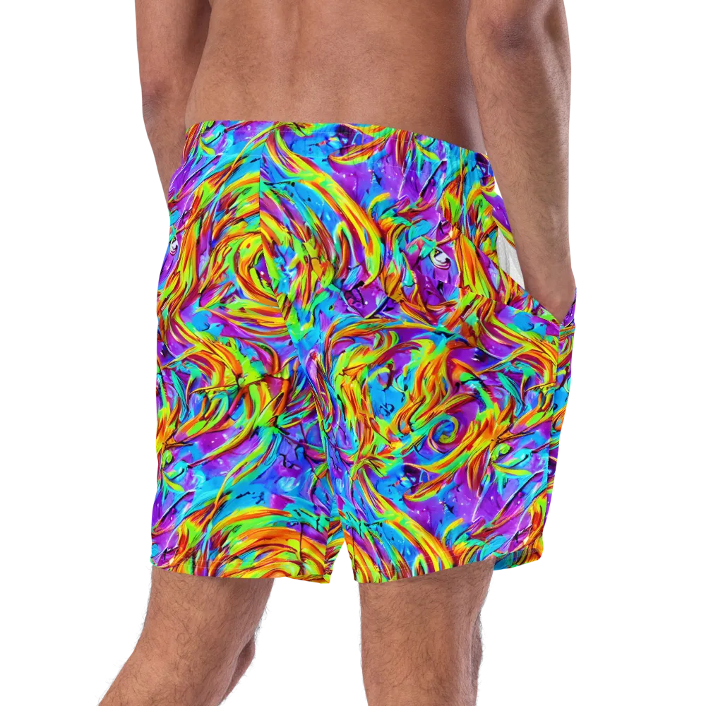 Prismquake on Swim Trunks — Right Back