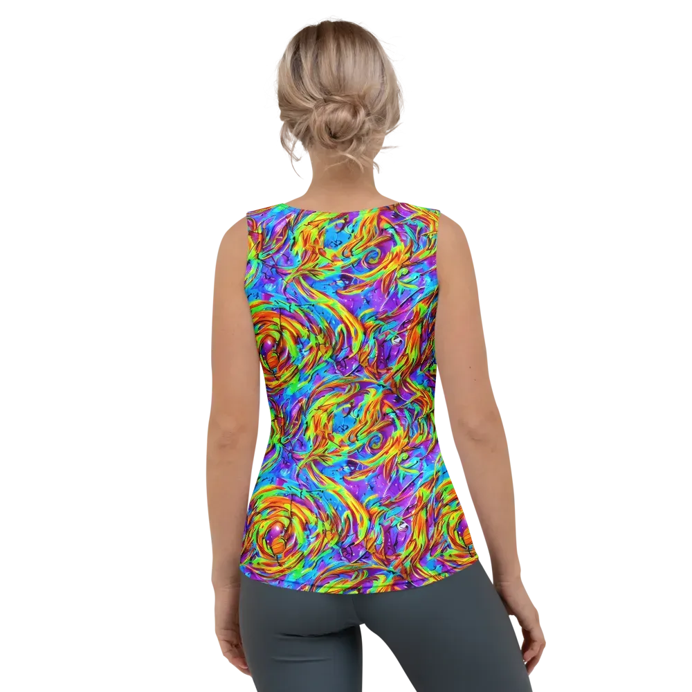 Prismquake on Women's Tank Top — Back