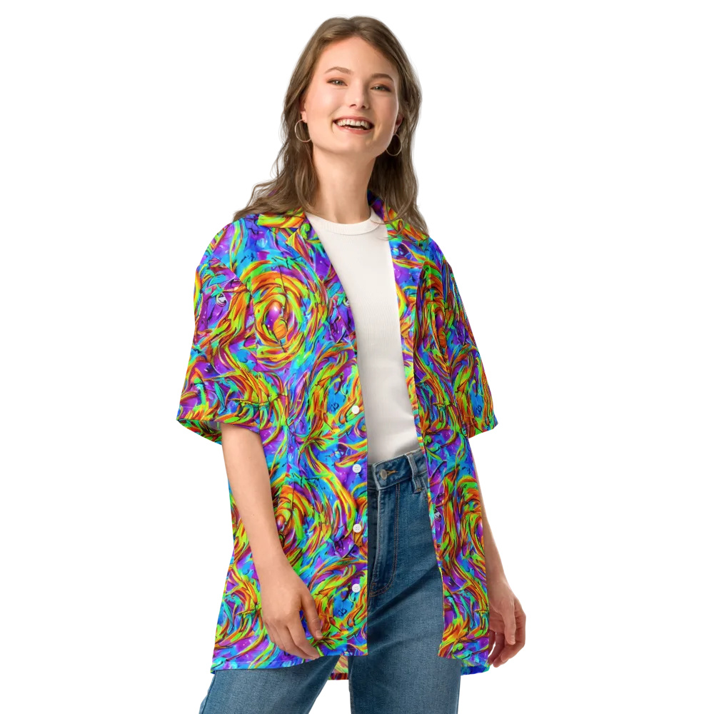 Prismquake on Button Shirt — Front