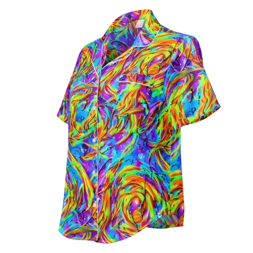Prismquake on a Women's Short Sleeve Pajama Top