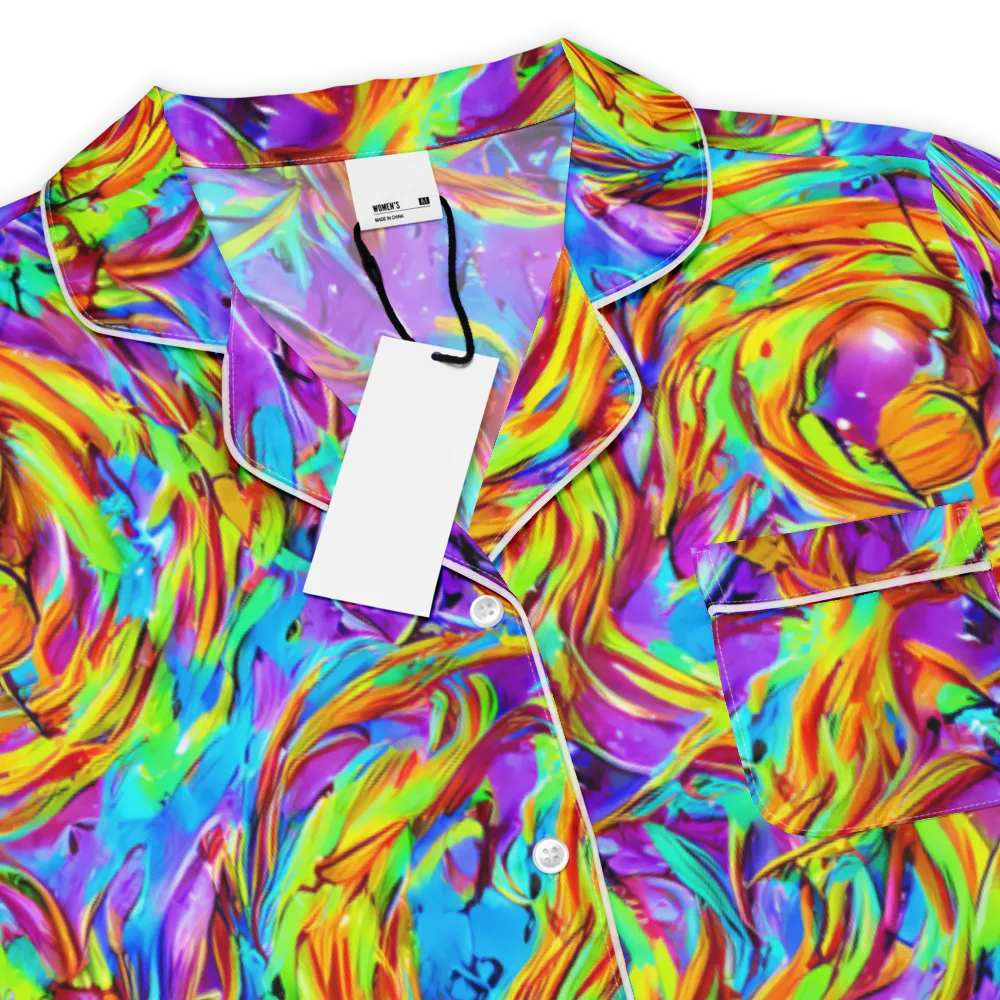 Prismquake on Women's Short Sleeve Pajama Top — Product details