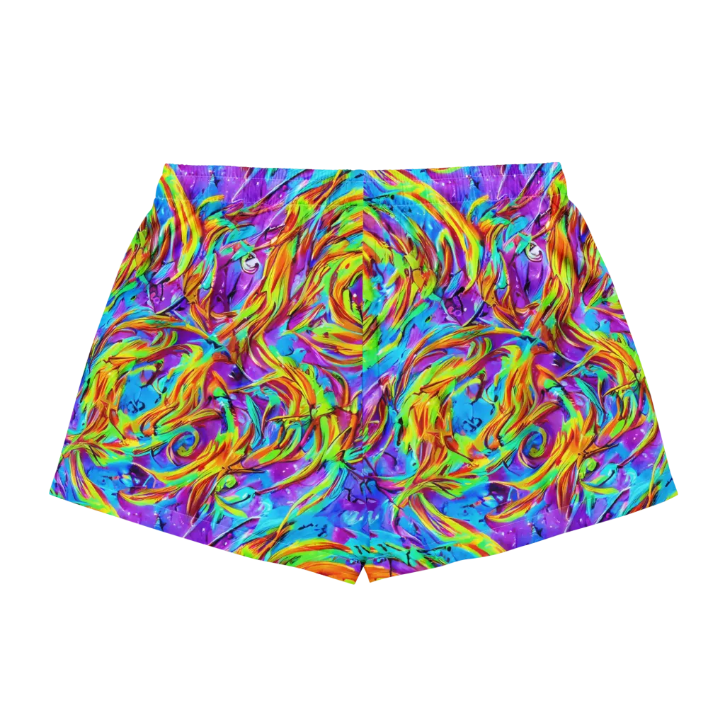 Prismquake on Women's Pajama Shorts — Back