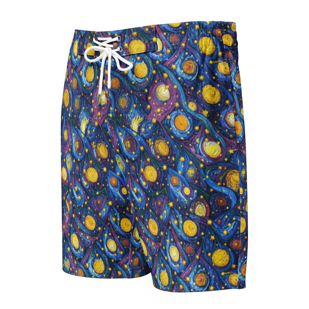 Cosmic Whirlpool on Men's Board Shorts — Front