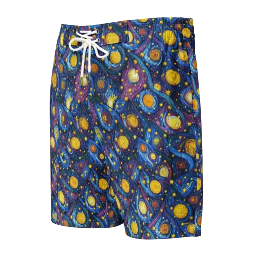 Cosmic Whirlpool on a Men's Board Shorts