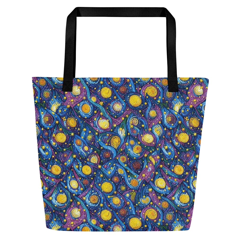 Cosmic Whirlpool on Large Tote Bag W/ Pocket — Front