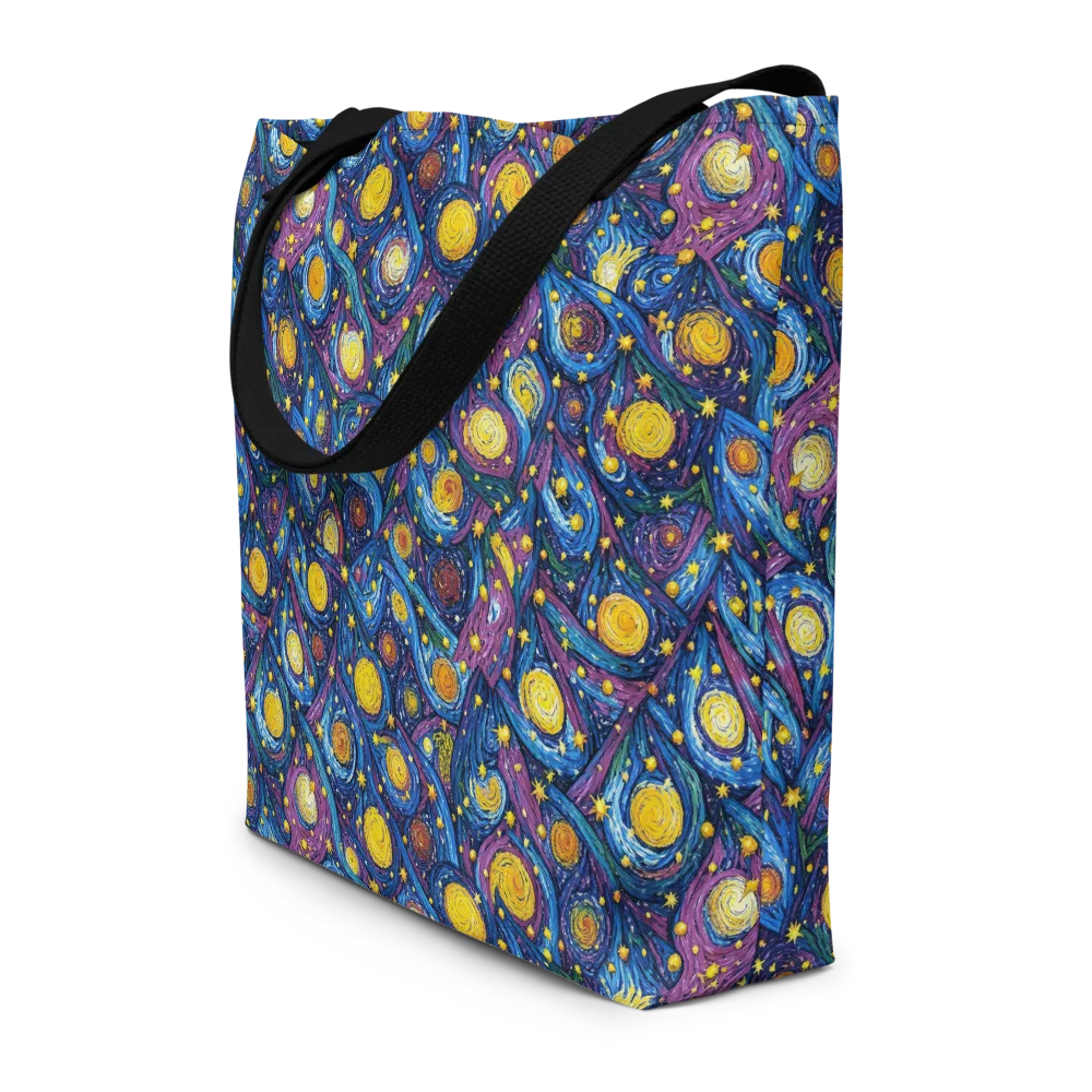 Cosmic Whirlpool on Large Tote Bag W/ Pocket — Front