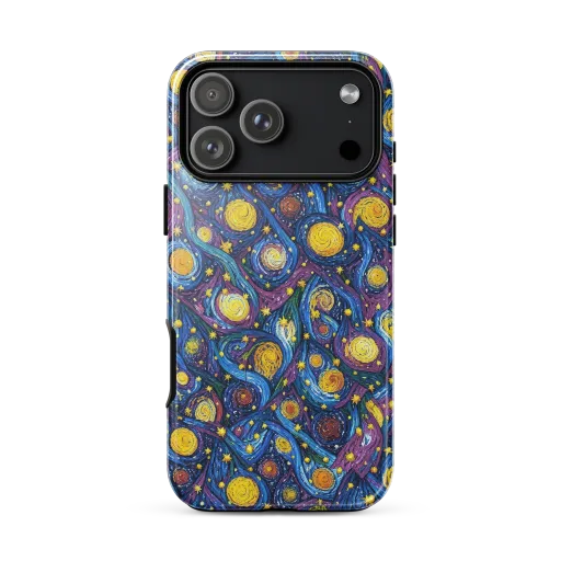 Cosmic Whirlpool on a Tough Case for iPhone®