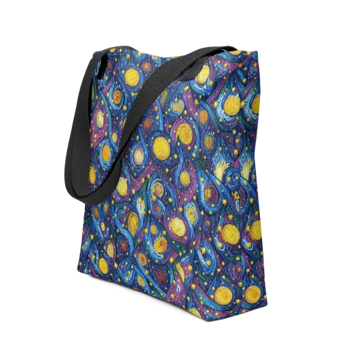 Cosmic Whirlpool on a Tote Bag