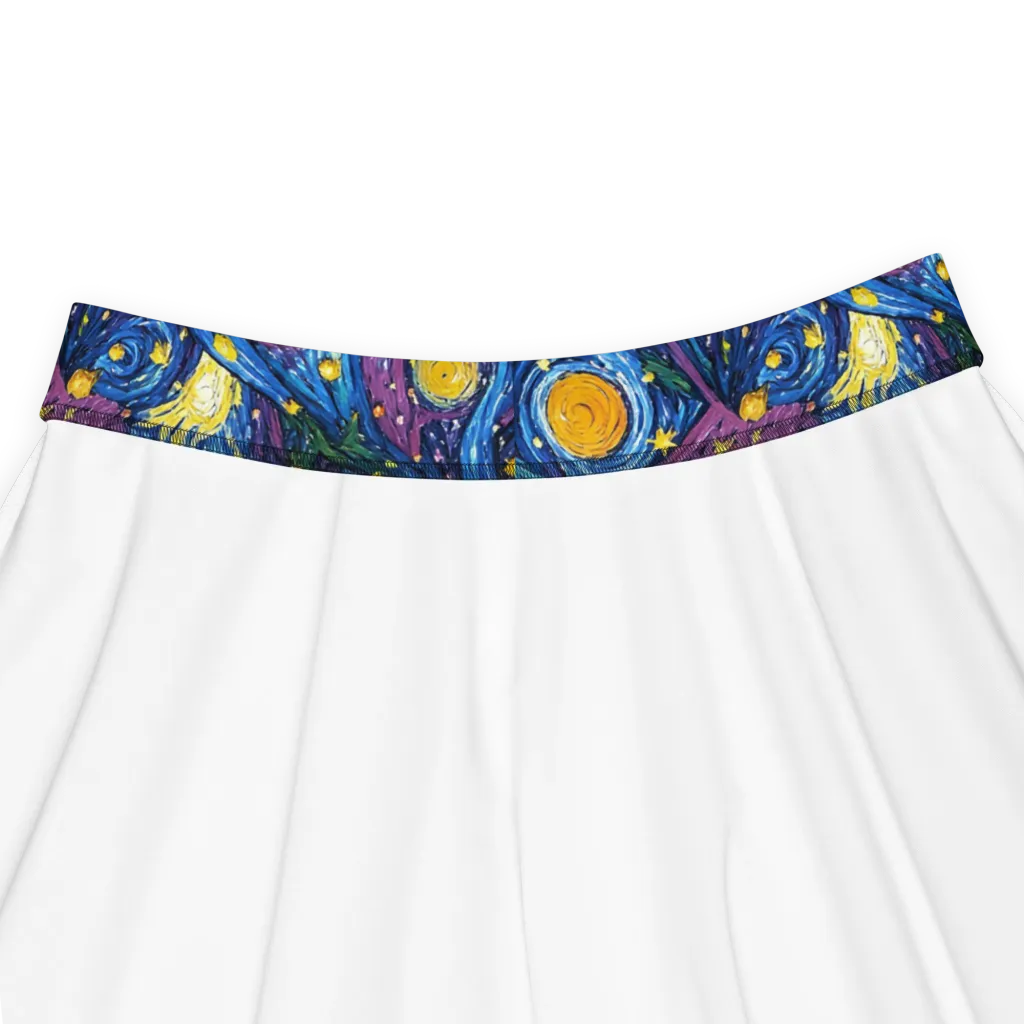 Cosmic Whirlpool on Skater Skirt — Product details