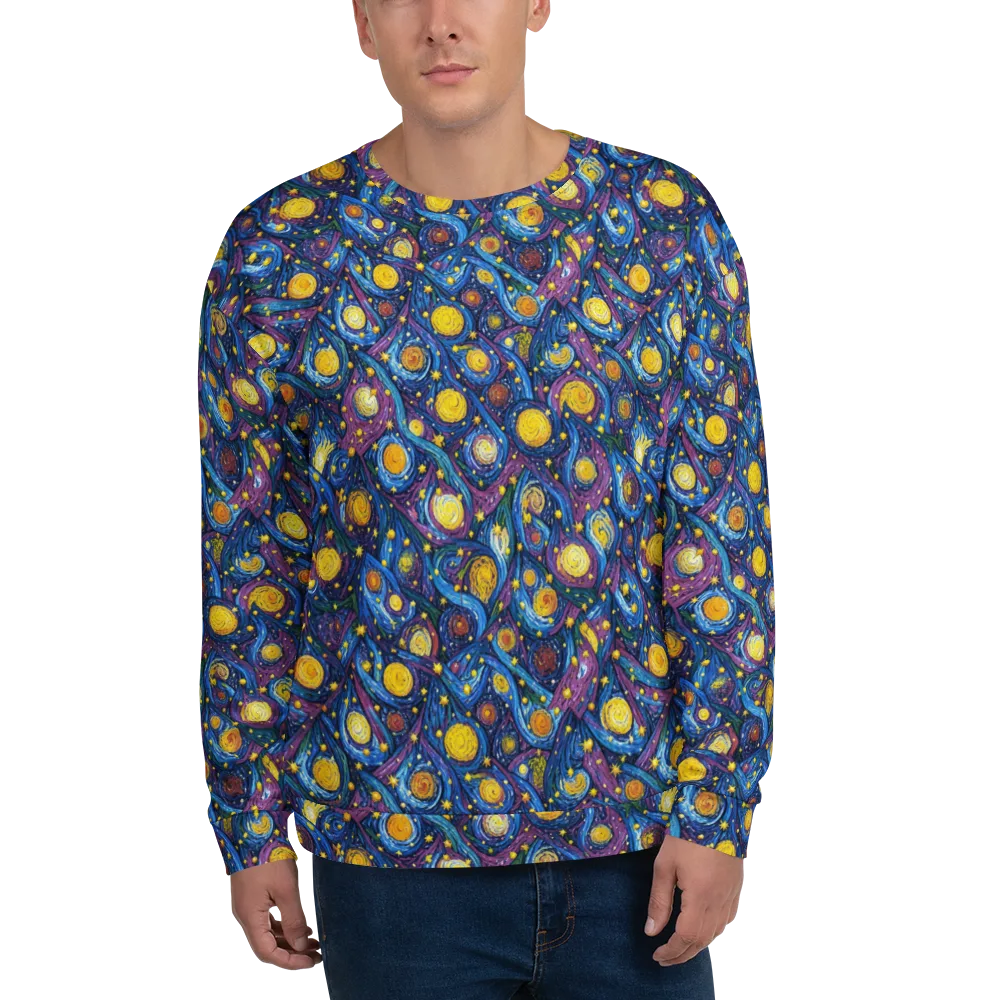 Cosmic Whirlpool on Sweatshirt — Front