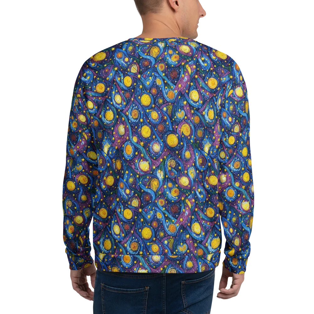 Cosmic Whirlpool on Sweatshirt — Back